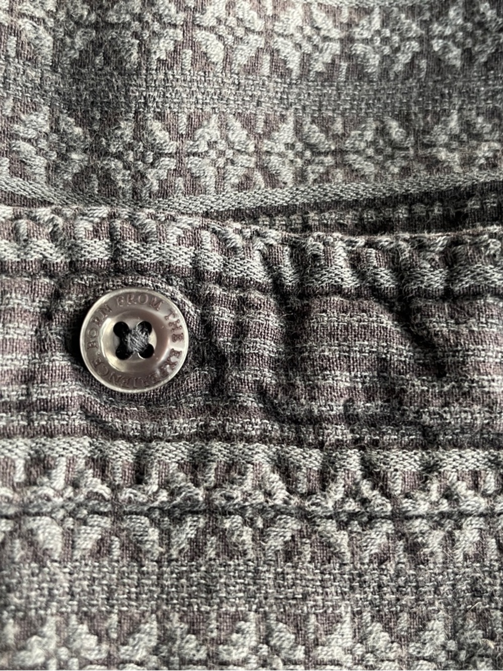 Prana Short-Sleeve Button-Up Shirt in Charcoal Gray - Picture 8 of 10